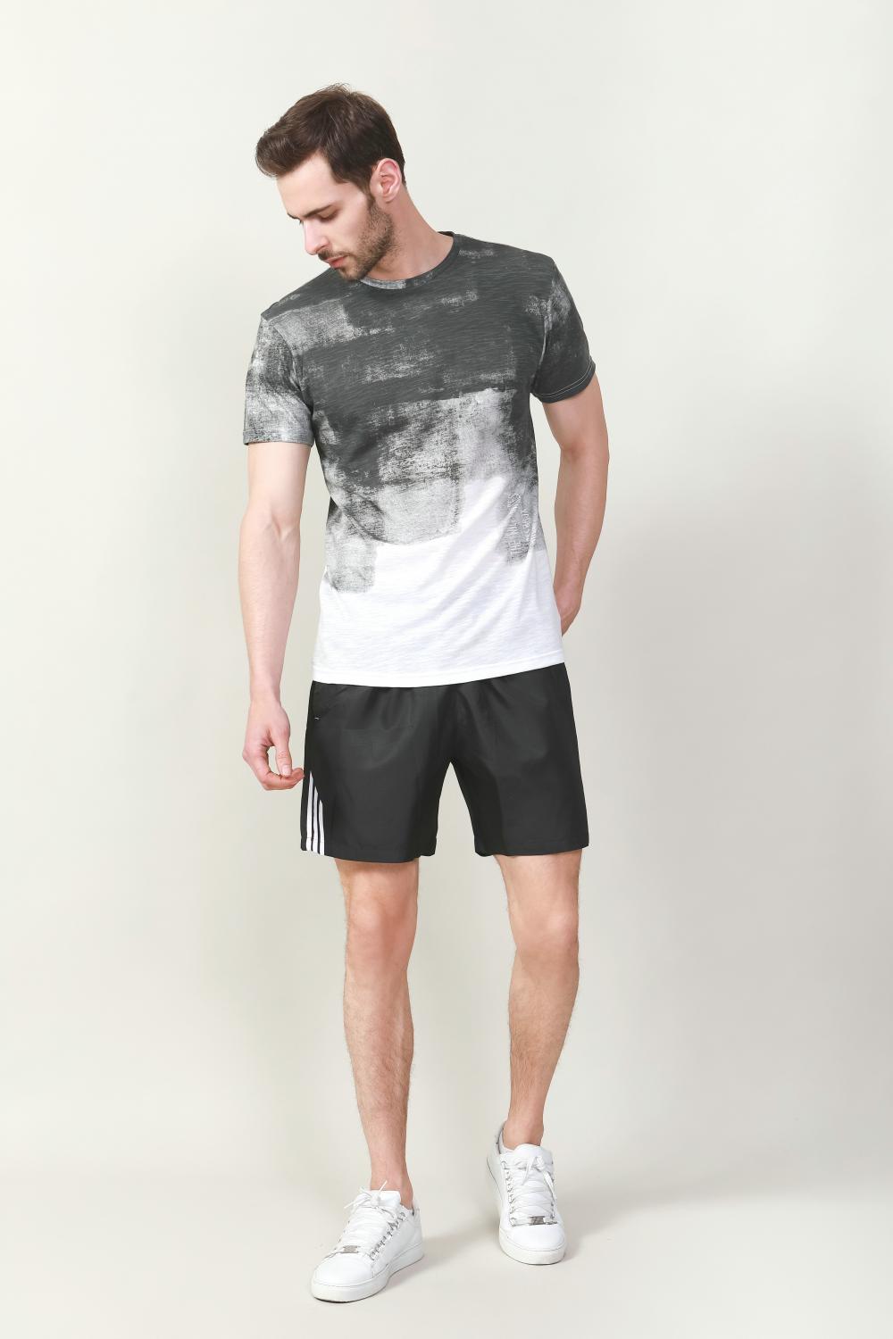 Men's poly cotton slub t-shirt