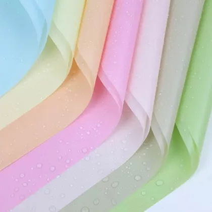 Silk textured flower wrapping paper rip-proof linen textured high-end bouquet decoration