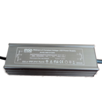 DALI 200W Outdoor Waterproof Power Supply for 12V/24V LED Light Drivers
