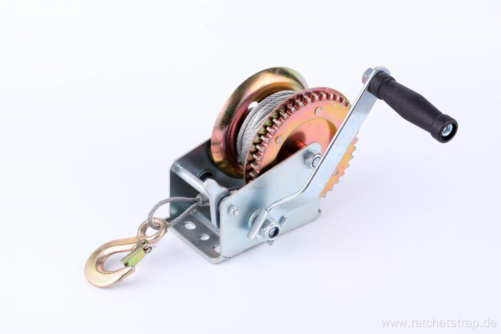 Popular Hand Winch with Black Electrophoretic