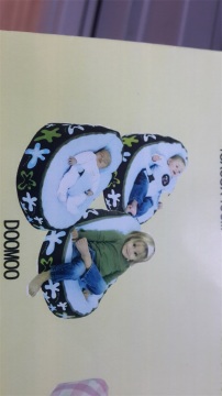 420d Polyester Oxford and Micro Mink Baby Beanbag Cover