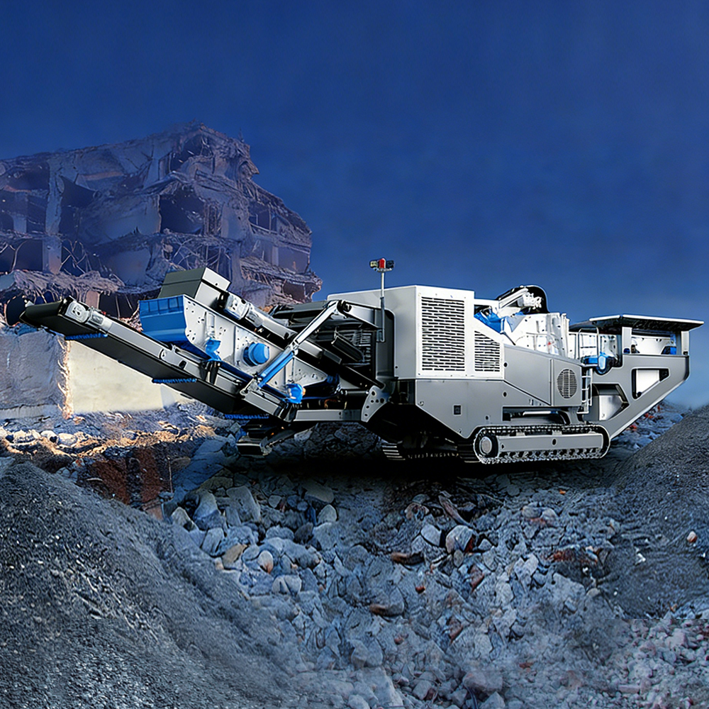 Crawler Type Construction Waste Mobile Crusher