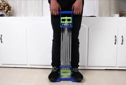 Tension rope chest developer strength of arm