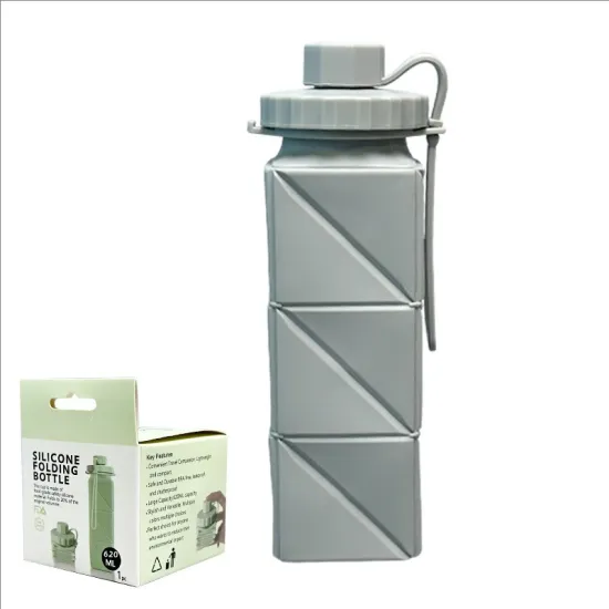 Collapsible Silicone Water Bottle: Lightweight and Reusable for Sports and Gym