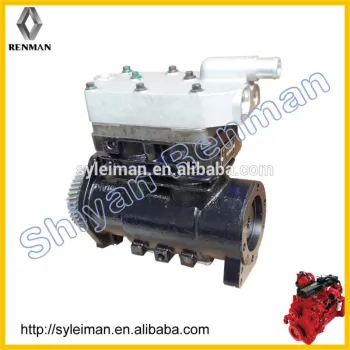 L series engine twin cylinder air brake compressor