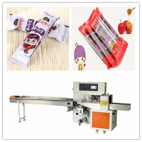 Sweetend roll flow wrapping machine