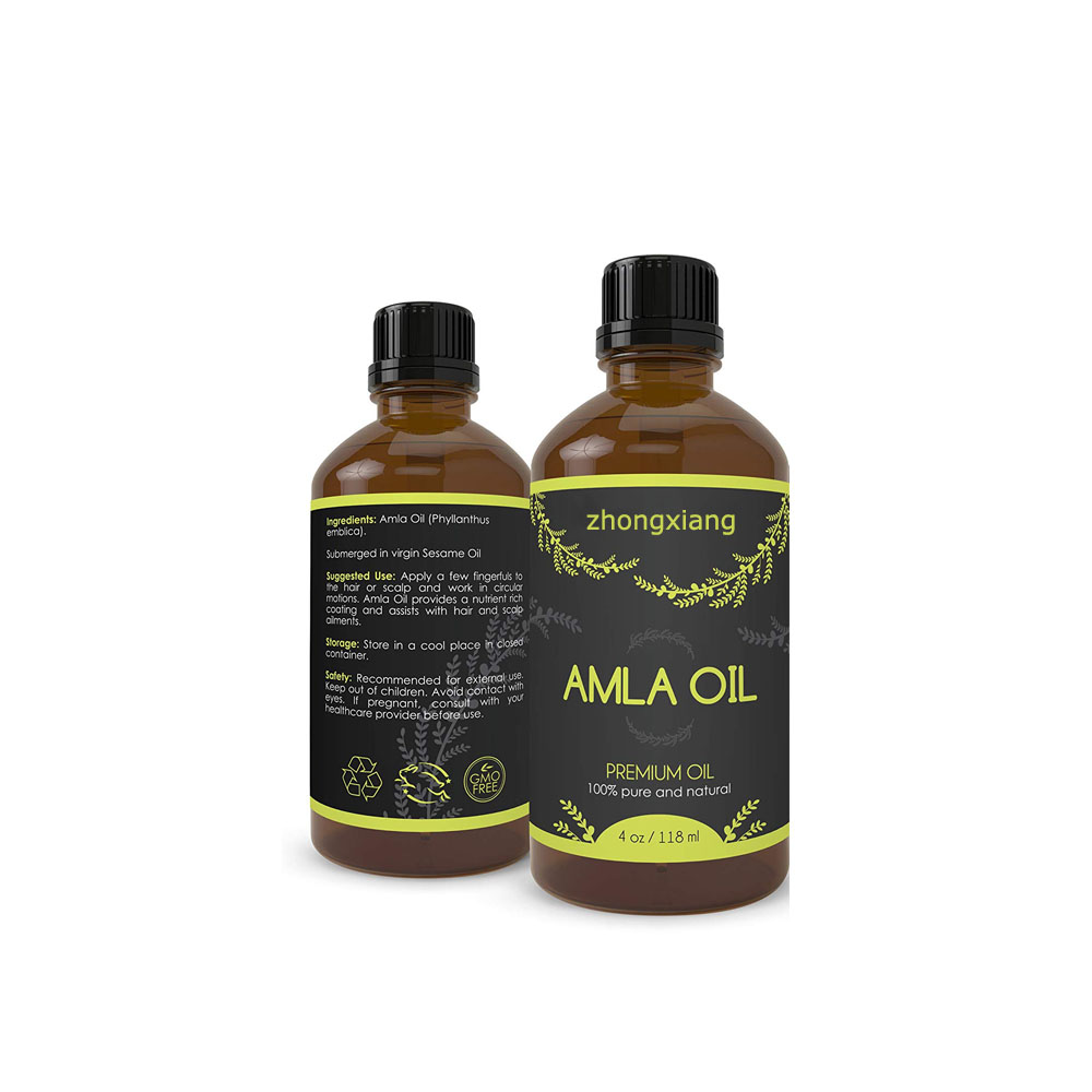 OEM 100% de óleo de cabelo natural orgânico da AMLA orgânica