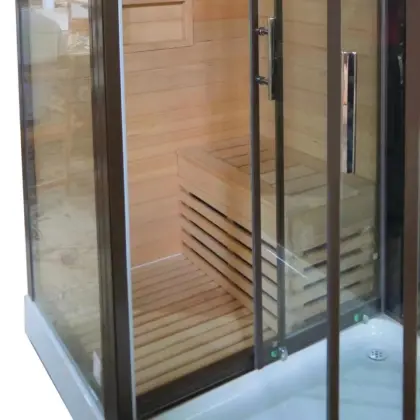 Shower room steam sauna shower combination