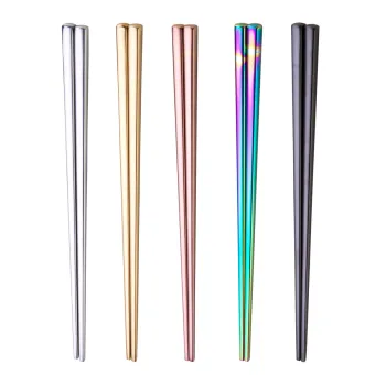 Korean Customizable Stainless Steel, Metal, and Titanium Chopsticks: Perfect Wedding Gifts and Souvenirs for Sushi Lovers