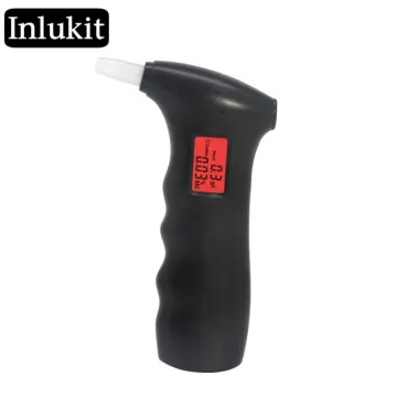 Digital LCD Alcohol Breath Tester: Accurate Breathalyzer Analyzer and Detector for Personal or Professional Use
