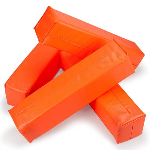 EASTOMMY Weighted Football Corner Pylons Orange