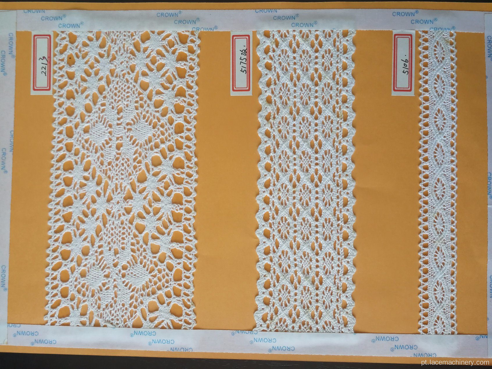 Máquina computadorizada de trança de renda jacquard de alta velocidade