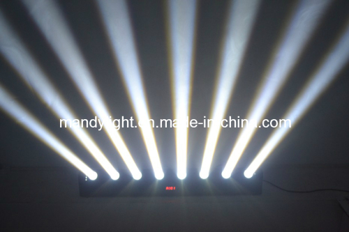 Stage Effect Light, LED 8bulbs 4-in-1 RGBW Moving Head Beam Light (MD-B018)