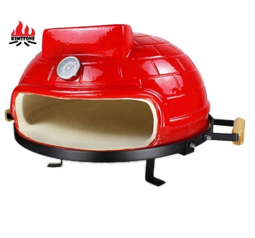 KIMSTONE 21 Inch Commercial Outdoor Wood-Fired Pizza Oven for Restaurants