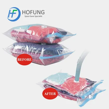 Jumbo space saver vacuum storage bag