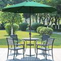 270cm Round Outdoor Patio Table Umbrella with 8Ribs