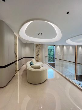 Wrought Iron Stair Handrail for Modern Home Interior