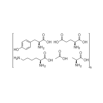 Здоровые полипептидные гормоны Glatiramer Acetate CAS 147245-92-9