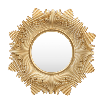 Modern European Unbreakable Round Glass Mirror Decorative Wall Stickers for Hallway