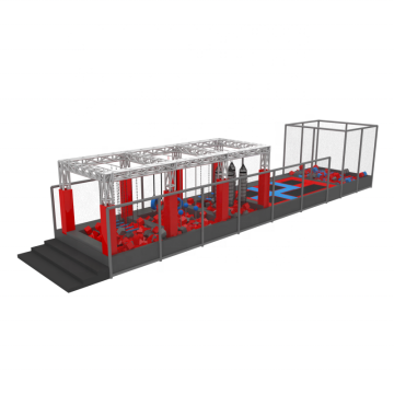 Hot Sale: 40 Square Meter Kids Indoor Sports Training Equipment - Including Ninja Warrior Obstacle Courses
