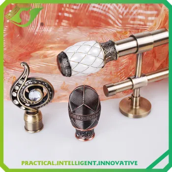 Aluminium adjustable metal curtain rod