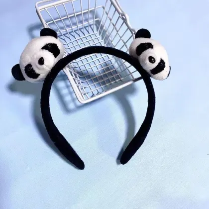Whole Sale Cute Panda Hair Claws Kawaii Hairbands for Kids - Panda Accessories Gifts