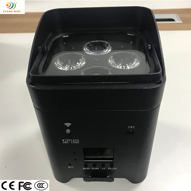 Par Light Wireless LED 방수 4x18W Par Light