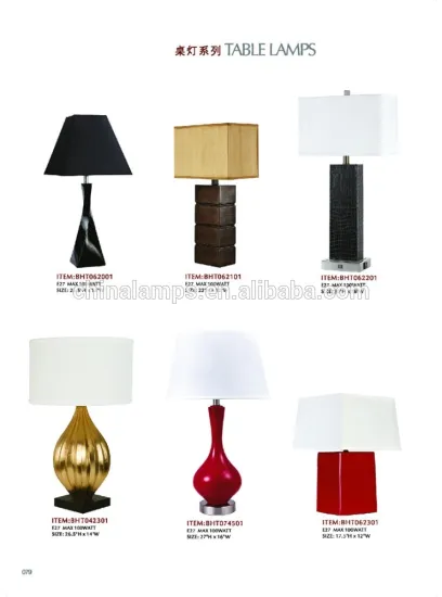 Modern shop counter design for garment store colorful metal table lamps with fabric lampshade for closing shop/store display