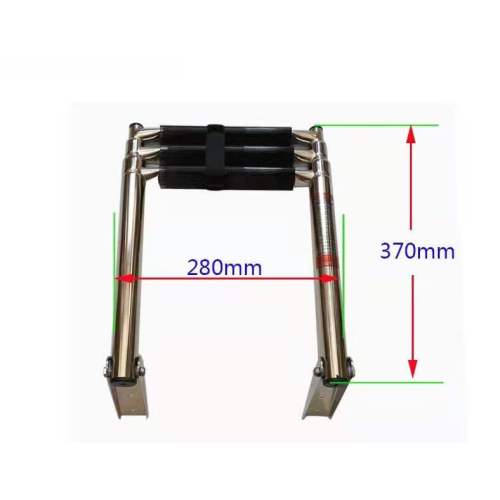 Scaletta d&#39;imbarco telescopica in acciaio inossidabile