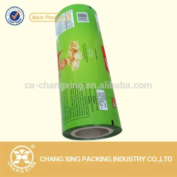 Heat seal chocolate packing film in roll/ candy bar plastic package roll film