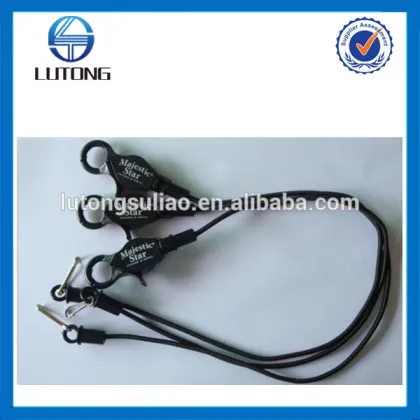 elastic cord with plastics bard
