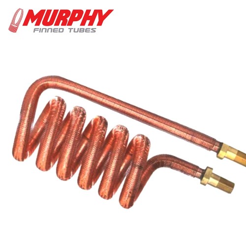 Copper nickel fin tube coil heat exchanger