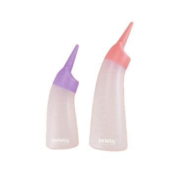พลาสติกขวดผมสีขาวสำหรับน้ำมัน