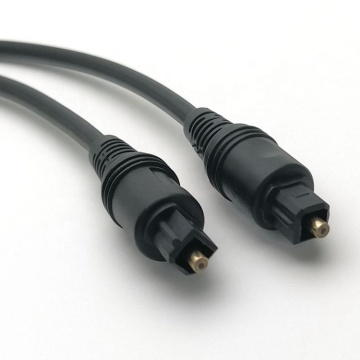Giacca in PVC nero da 1 m a 20m e cavo audio Toslink ottico digitale per DVD
