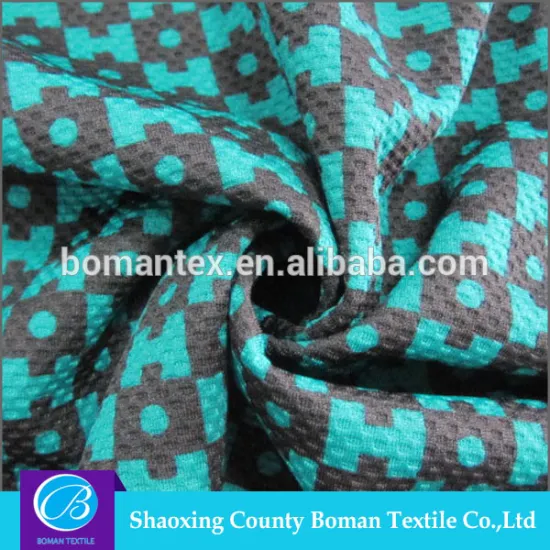 ShaoXing boman 2016 Fashion textile 8# printed quilted fabric