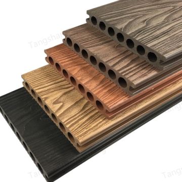 Decking composito in plastica in legno vuoto impermeabile per pavimenti WPC esterni