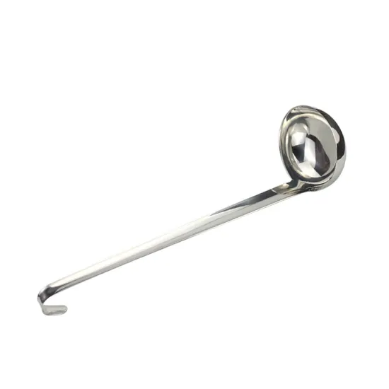 Stainless Steel Spoon With Long Handle And Hook