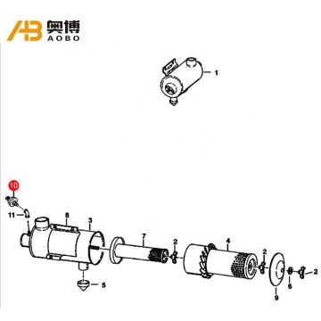 Loader Air Cleaner Vacuum Switch 6665371 for S130 S450 S550 S750 T770 T870