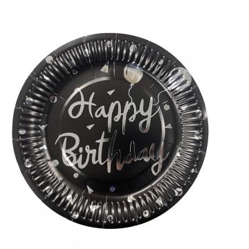 Party Paper Plate Happy Birthday Folia