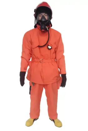 Marine fireman protective suit
