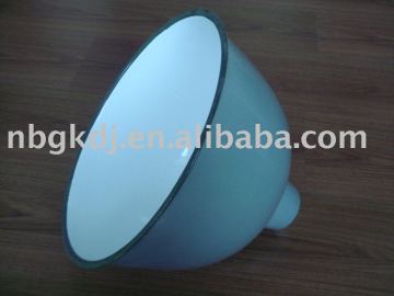 enamel lamp shades with green and white color