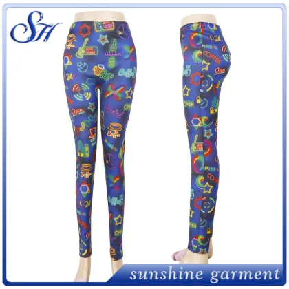 Women Leggings 2014 Digital Printing Leggings Wholesale printed leggings