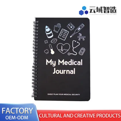 Professional Medical Record Book with Coil Cover
