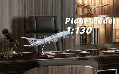 1:130 Scale LED Illuminated Boeing 787 Aircraft Model - 47CM Resin Model Plane