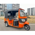 Triciclo de passageiros confortável para transporte urbano