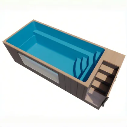 Modern Prefabricated Container Homes Pool-Integrated Panels