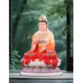 White Marble seated statue of Guanyin Bodhisattva