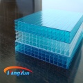 Free sample 6mm thick fire resistant twin wall hollow polycarbonate sheet for roofing