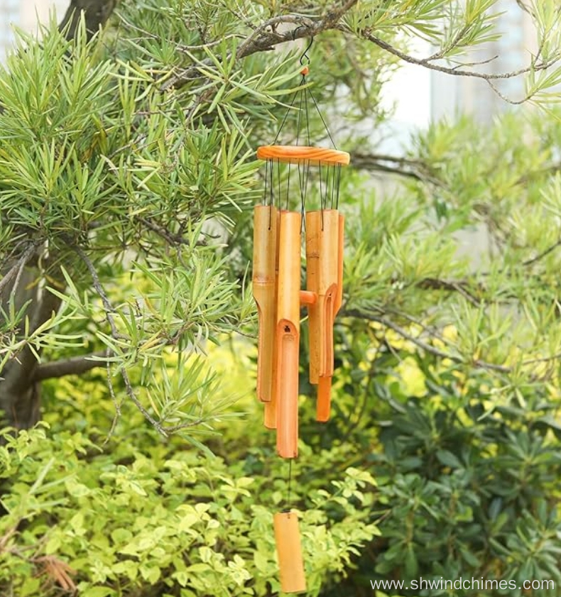 Outdoor Wooden Wind Chime: Enjoy the Beautiful Deep Tone