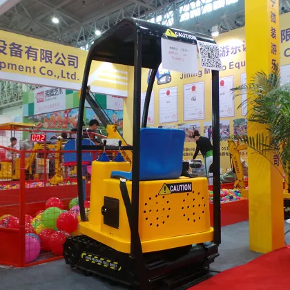 Indoor Children's Amusement: Coin Operated Excavator for Simulation Games